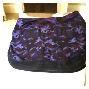 Lululemon Hotty hot skirt in empower blue camo